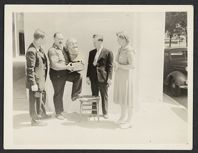 Evelyn Raymond with Clement Haupers, ca. 1945 